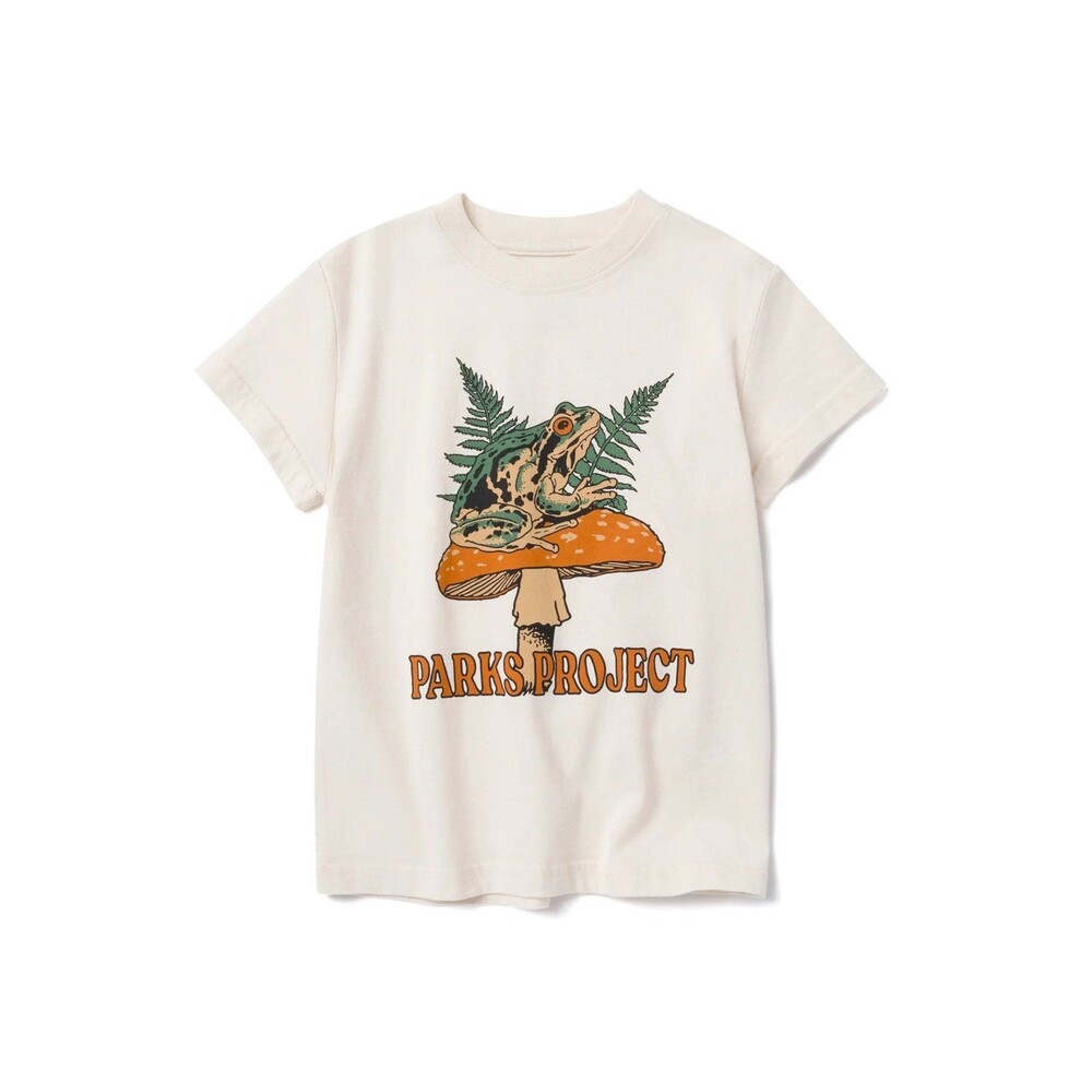 NWT Parks Project Kids Ferns Frog Cotton Youth Tee Size Large